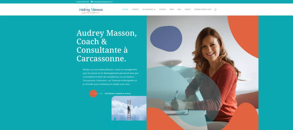 Audrey Masson Coaching Audrey Masson Coaching Création de site web Clément Trachez Consulting