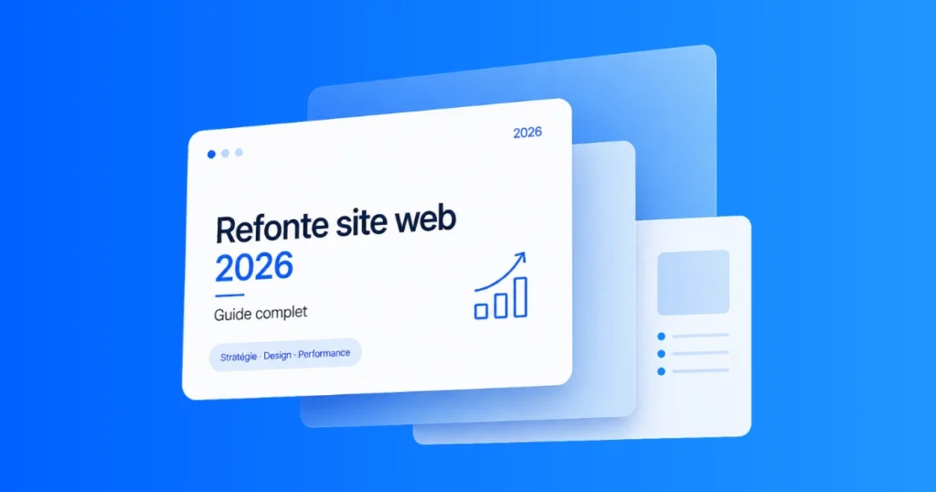 Guide complet refonte site web 2026 : stratégie, design et performance