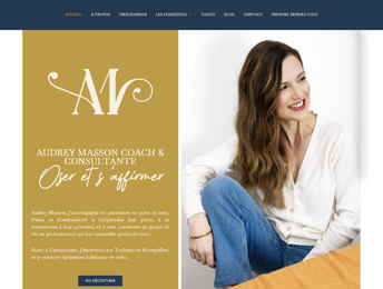 Audrey Masson Coaching Création de site web Clément Trachez Consulting